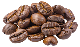 une pile de café des haricots avec une marron Couleur - Stock .. png