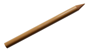 Single wooden makeup pencil png