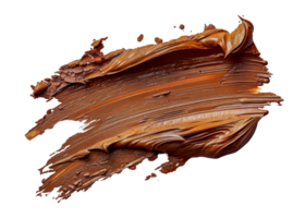 Smooth chocolate cream smear png