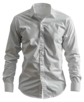 A white shirt with a white collar and buttons - stock .. png