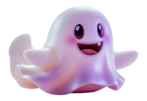 sorridente desenho animado fantasma com aberto braços, cortar Fora - estoque .. png