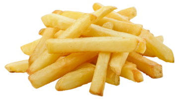 A pile of french fries - stock .. png