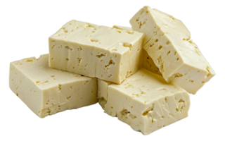 A close up of a block of cheese - stock .. png