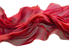 vermelho gradiente tecido fluindo textura, cortar Fora - estoque .. png