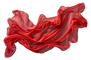 rosso pendenza tessuto fluente struttura, tagliare su - azione .. png