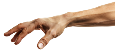 A hand reaching - stock .. png