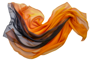 ein bunt Schal mit schwarz und Orange Streifen - - Lager .. png