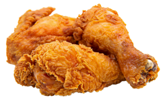 Three pieces of fried chicken - stock .. png