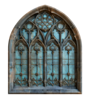 Gothic arch window, cut out - stock .. png