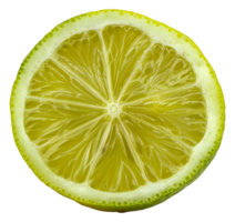 A close up of a lime with its skin peeled away - stock .. png