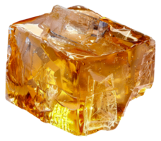 A large, yellowish stone with a rough surface - stock .. png