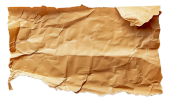 A torn piece of paper with a brown - stock .. png