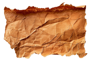 A piece of paper with a brown background and a few brown lines - stock .. png