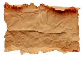 A piece of paper with a brown background and a few lines on it - stock .. png