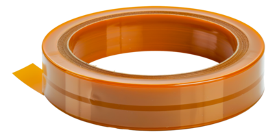A long orange roll of tape - stock .. png