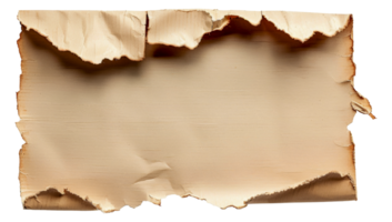 A torn piece of paper - stock .. png