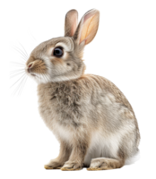 A rabbit is sitting - stock .. png