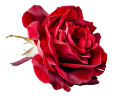 A red rose is the main focus of the image - stock .. png