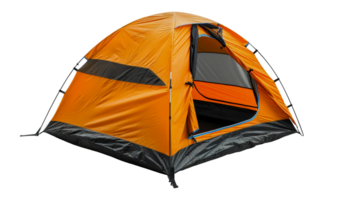 Portable outdoor tent for camping and adventure, cut out - stock .. png