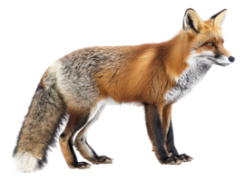 A fox is standing - stock .. png