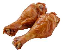 deux pièces de poulet avec une lot de graisse sur leur - Stock .. png