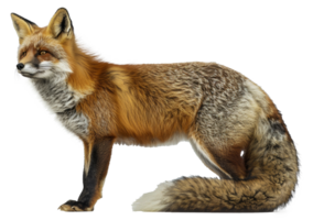 A fox is standing - stock . png