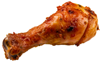 A piece of chicken is cooked and has a lot of sauce on it - stock .. png