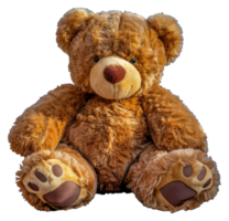 A brown teddy bear with brown paws - stock .. png