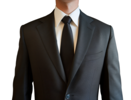 A man in a suit and tie is standing in front - stock .. png