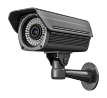 Outdoor surveillance camera, cut out - stock .. png