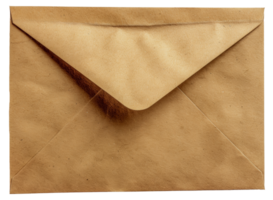 A brown envelope - stock .. png