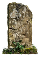 Ancient gravestone, cut out - stock .. png