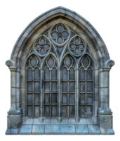 gotisch Stein Bogen Fenster, Schnitt aus - - Lager .. png