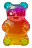 A colorful bear made of candy - stock .. png