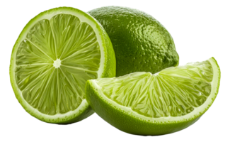 A lime is cut in half and is shown - stock .. png