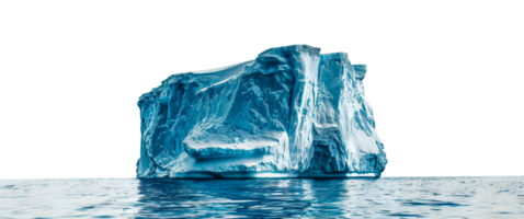 maciço azul iceberg, cortar Fora - estoque .. png