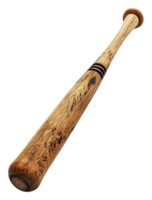 hecho a mano de madera béisbol murciélago, cortar fuera - valores .. png