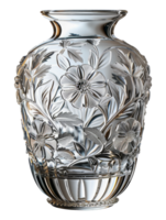 exquis floral gravé argent vase avec complexe détails, Couper en dehors - Stock .. png