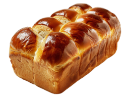 dorado marrón trenzado un pan pan, cortar fuera - valores .. png