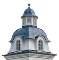 Ornate architectural dome with classic details, cut out - stock .. png