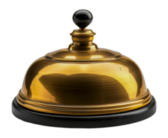 antico oro Hotel servizio campana, tagliare su - azione . png