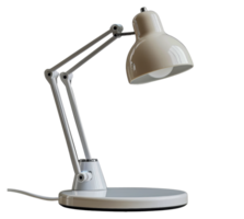 Beige desk lamp with classic design, cut out - stock .. png