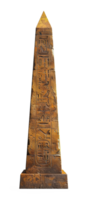 egyptisk obelisk med hieroglyfer, skära ut - stock .. png