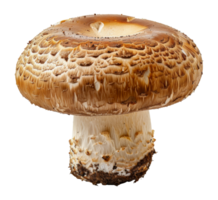 close of a fresh porcini mushroom, cut out - stock . png