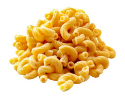 recentemente cozinhou fusilli massa pilha, cortar Fora - estoque .. png