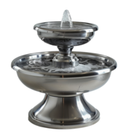 Illuminated tiered water fountain, cut out - stock .. png