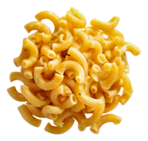 Freshly cooked fusilli pasta pile, cut out - stock .. png