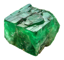 crudo verde fluorita mineral, cortar fuera - valores .. png