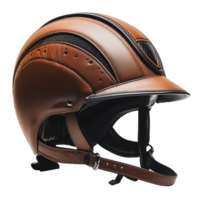 ancien cuir moto casque avec cousu détaillant, Couper en dehors - Stock .. png