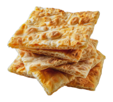 Stacked fresh pita bread, cut out - stock .. png